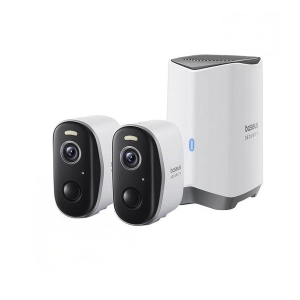 Kamera Sigurie Baseus me Bateri, Security N1 Outdoor Camera 2-Cam Kit, 2K